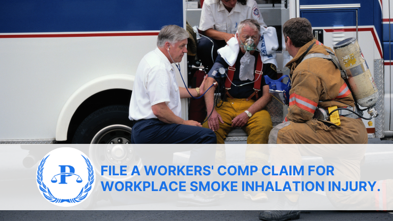 ' comp claim for workplace smoke inhalation injury. | Pistiolas