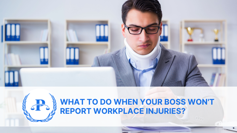 What to do when your boss won't report workplace injuries? | Pistiolas Law